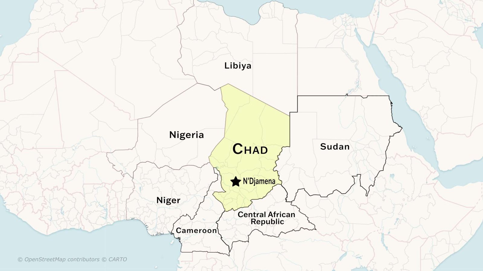 Chad: Location and size, Geography, Population, Economy