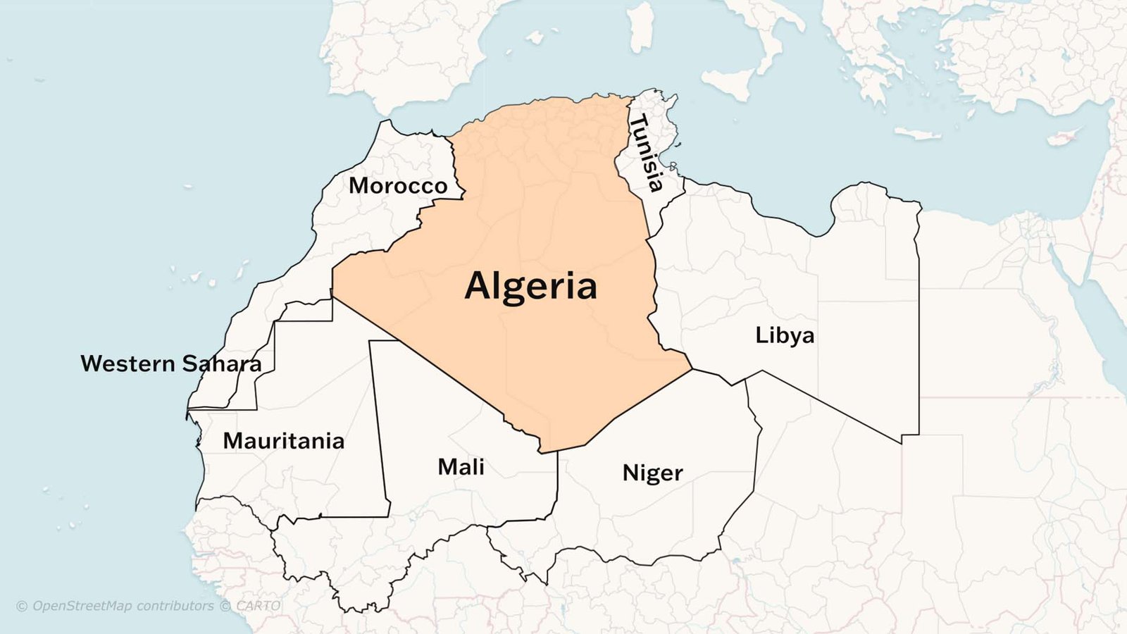 Maps of Algeria