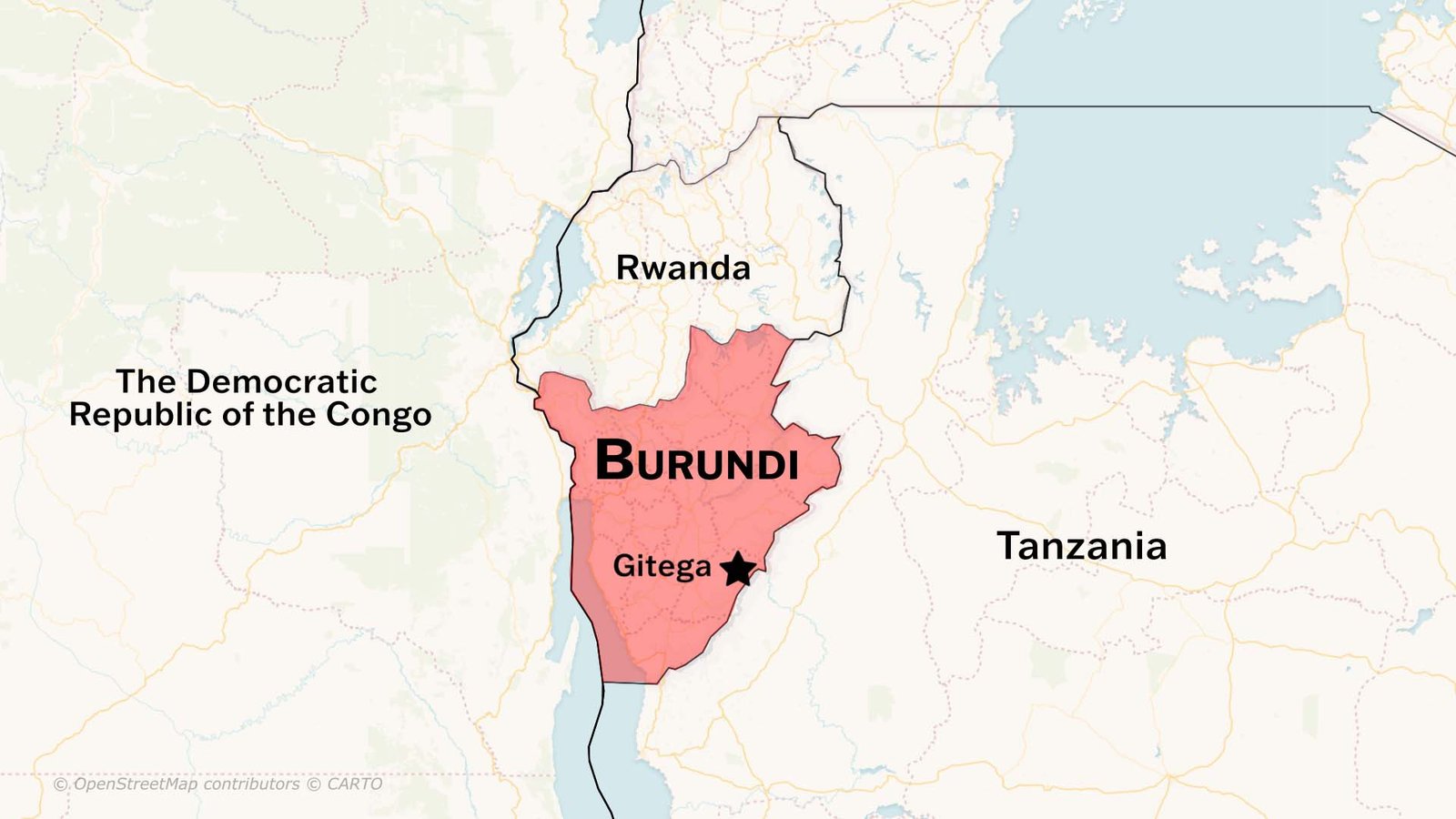 Burundi: Location and Size, Geography, Rivers and Mountains, Population