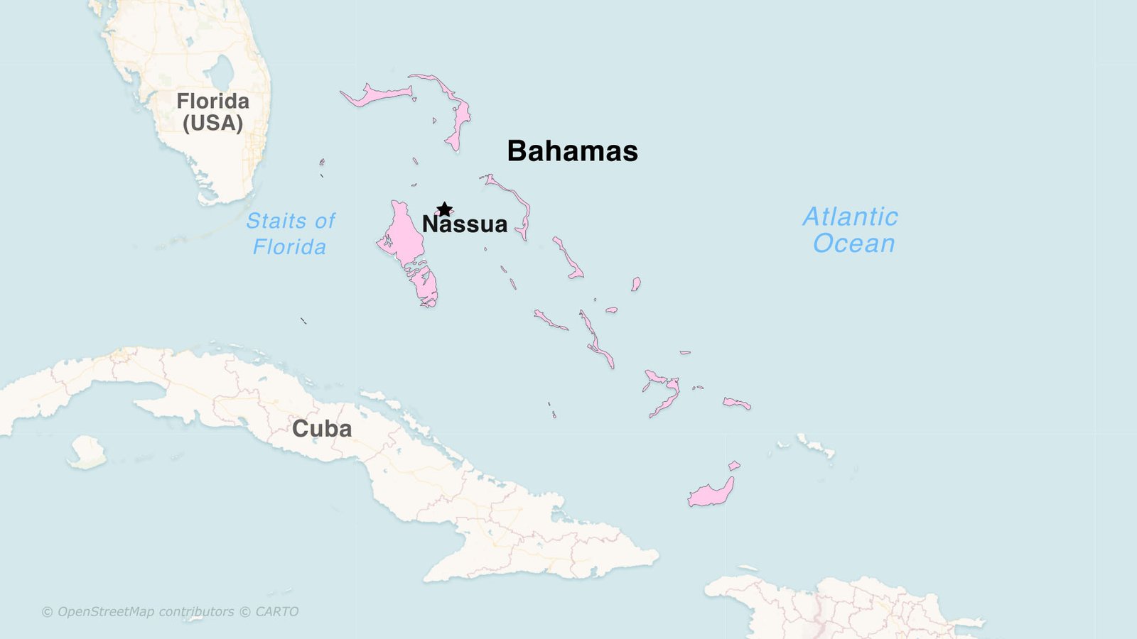 the geography of bahamas