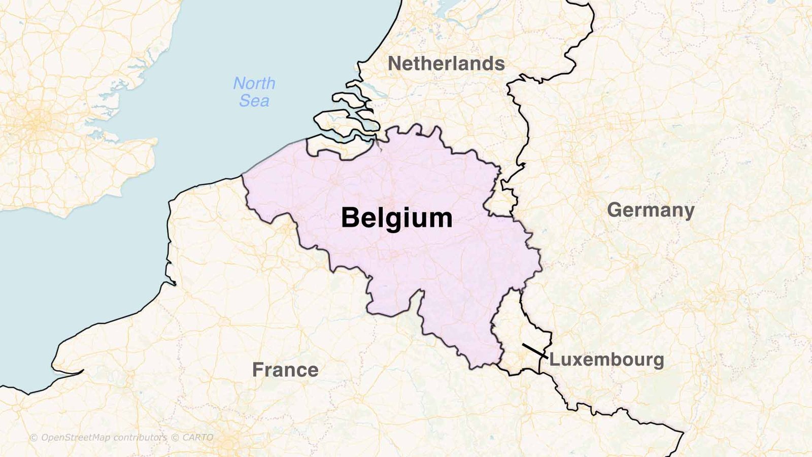 the geography of belgium